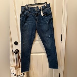 NWT a.n.a high rise skinny jeans - size 12